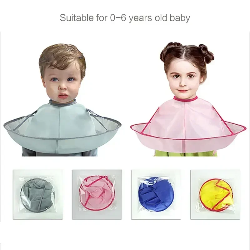 Hair Cutting Cape Kids Gown Hairdresser Barber Apron Hairdressing Children Girls Boys Hair Cut Cloak Barber Apron Haircut Cape