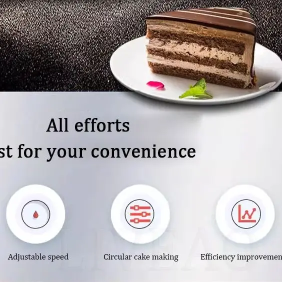 Automatic 6/8/10 Inch Durian Thousand Layer Cake Making Machine Pancake Bread Birthday Cake Bread Machine