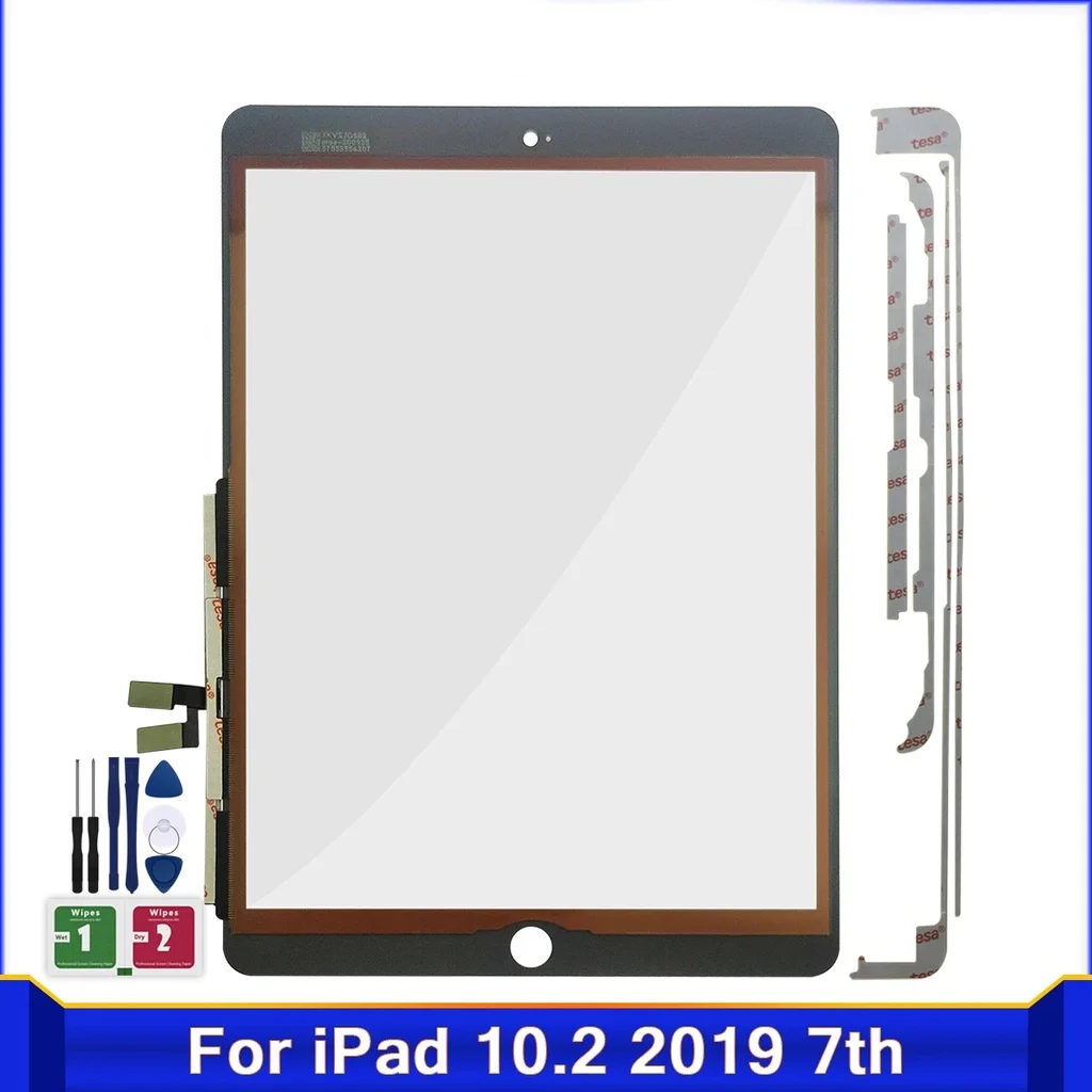 

Новый сенсорный экран для iPad 10,2 2020 8-го поколения A2428 A2429 A2430 A2270, стеклянная панель дигитайзера, внешний датчик дисплея