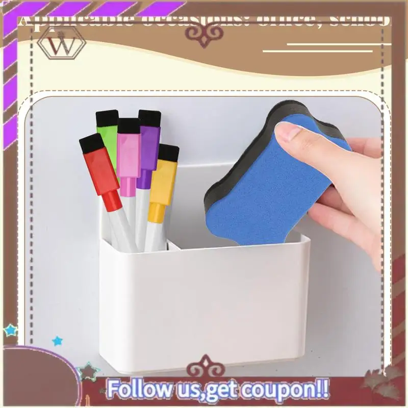 

ABBG-Magnetic Dry Erase Marker Holder, Magnetic Marker Holder For Whiteboard, 8 Pieces Magnetic Dry Erase Markers