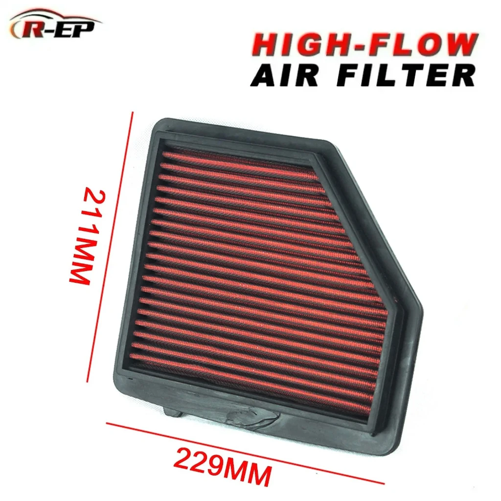 

High Flow Cold Air Intake Filter for Honda HR-V Vezel 1.8L Gas Replacement Washable Car Sport Air Intake Filter Accessories