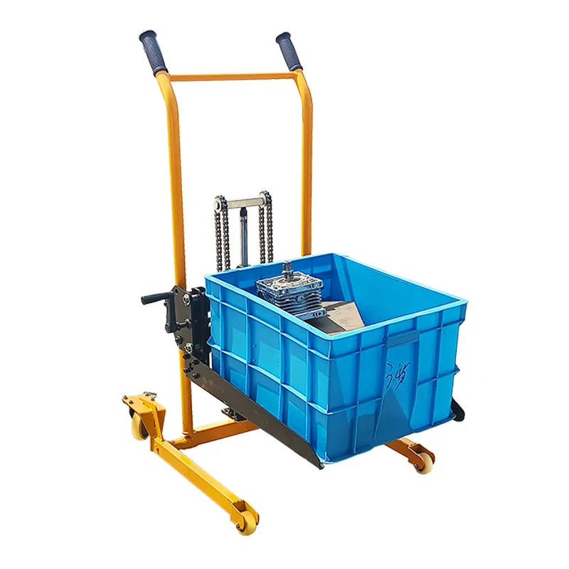 LH handling turnover box trolley plastic basket tool cart vegetable basket special forklift
