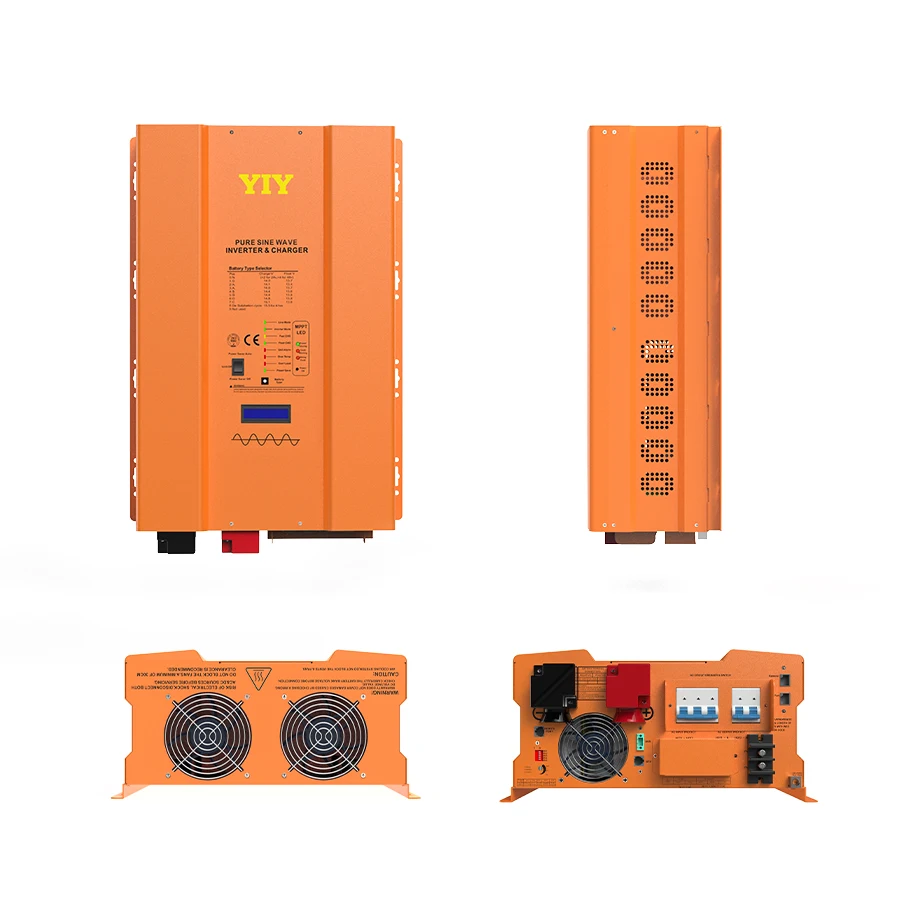 10KW 8KW 12KW Built-in 60A MPPT Off Grid Solar Inverter 24V 48V Pure Sine Wave Off Grid AC 110V Solar Inverter 10KW