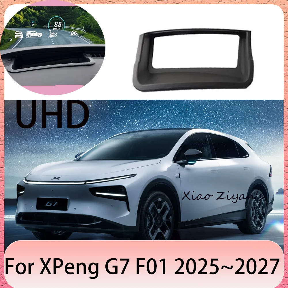 

For XPeng G7 F01 2025~2027 2026 LHD Car Head-up Display Protective Instrument Panel HUD Dust Cover Interior Accessories