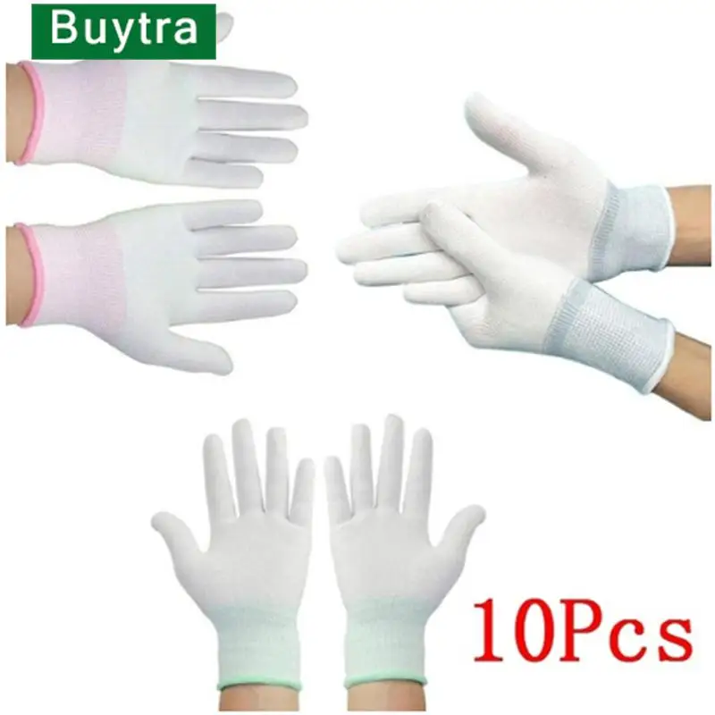 

5pair Anti static ESD electronic working Gloves pu coated palm coated finger