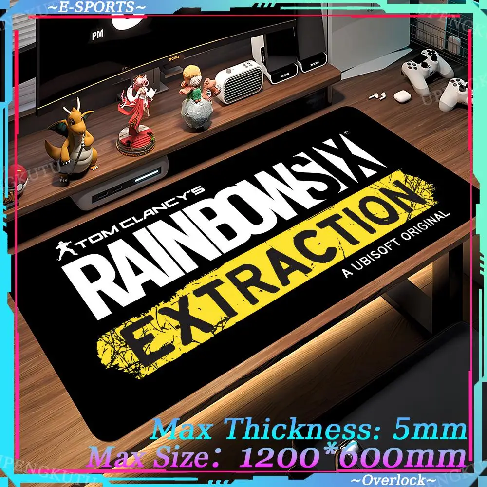 

Anime T_Tom Clancys Rainbow Six E_Extraction Game Mouse Pad Computer Rubber Anti-skid Pad Keyboard Pad Oversized Game Desk mat