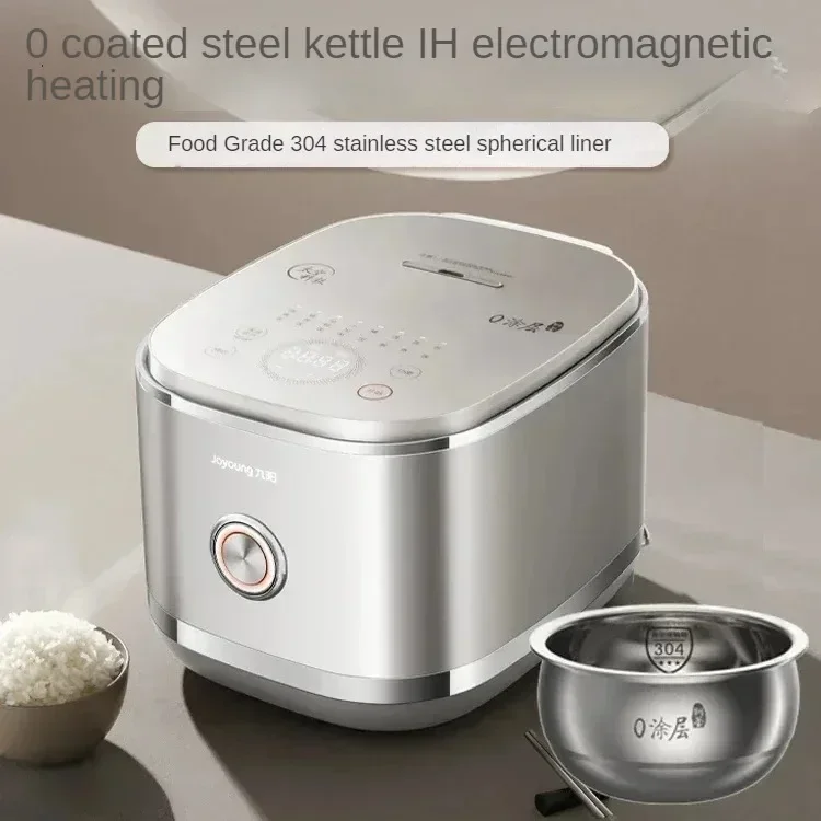 4L Stainless Steel Rice Cooker - 0 Coating Liner, Smart, Non-Stick, 220V, for Electric Food Truck