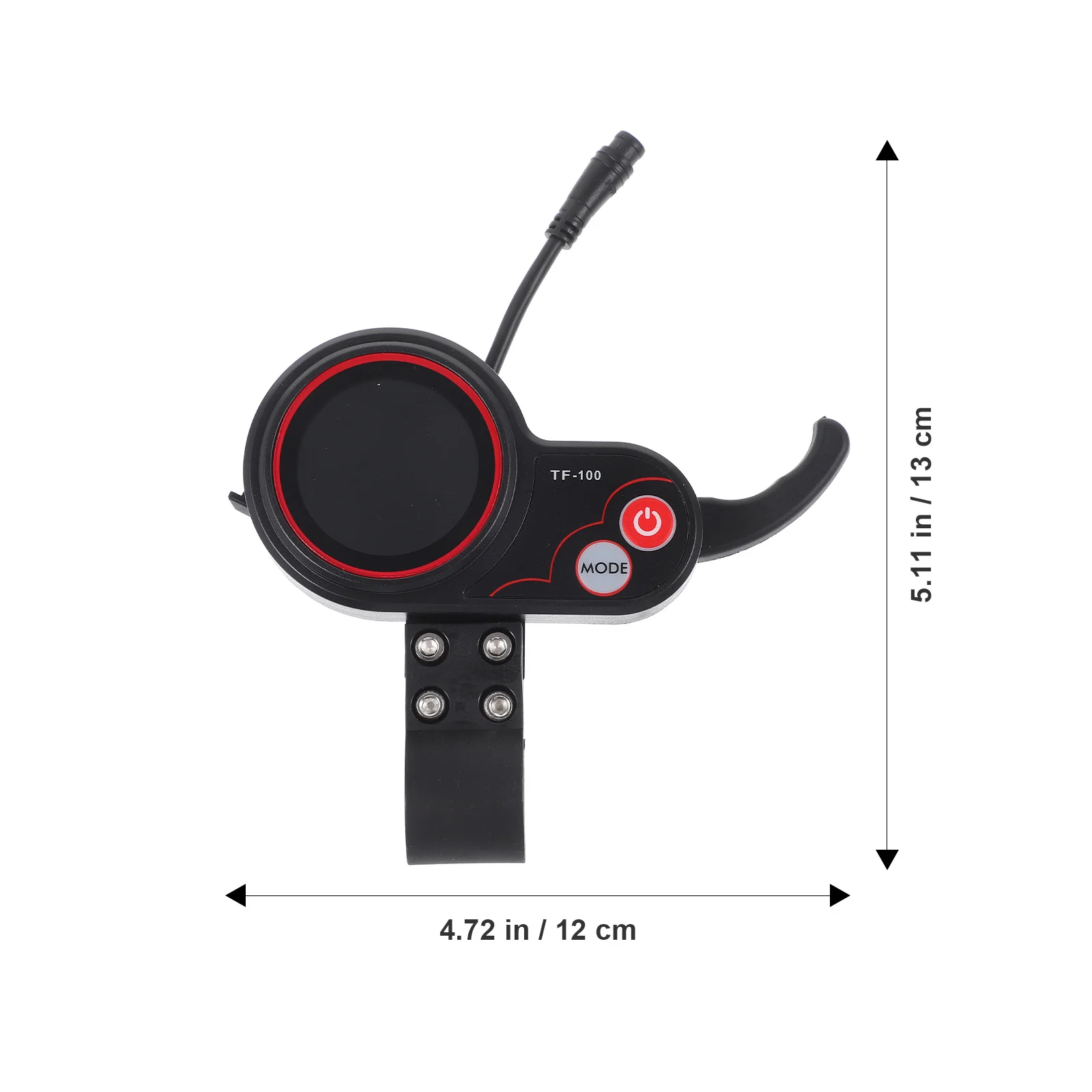Electric Scooter Display 6 Pin Plastic Durable Scooter Handlebar Panel Replacement Part Compatible M4 Speed Info