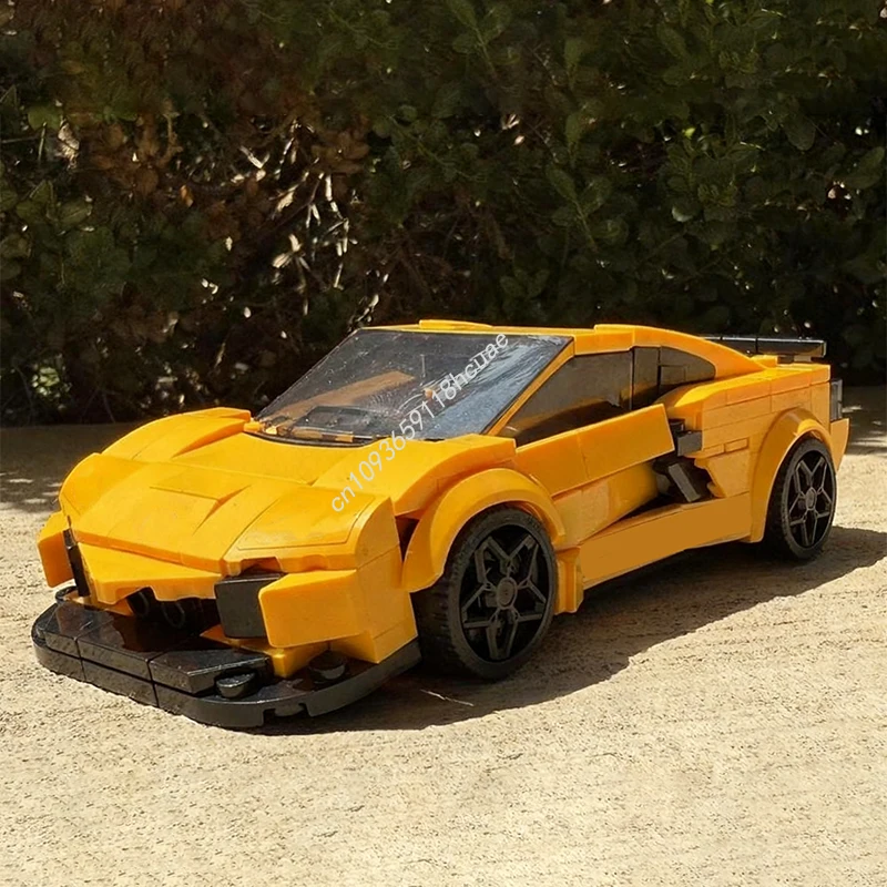 

304pcs MOC C8 Corvette City Champion supercars Model Building blocks Education creative DIY Birthday toys Christmas gifts