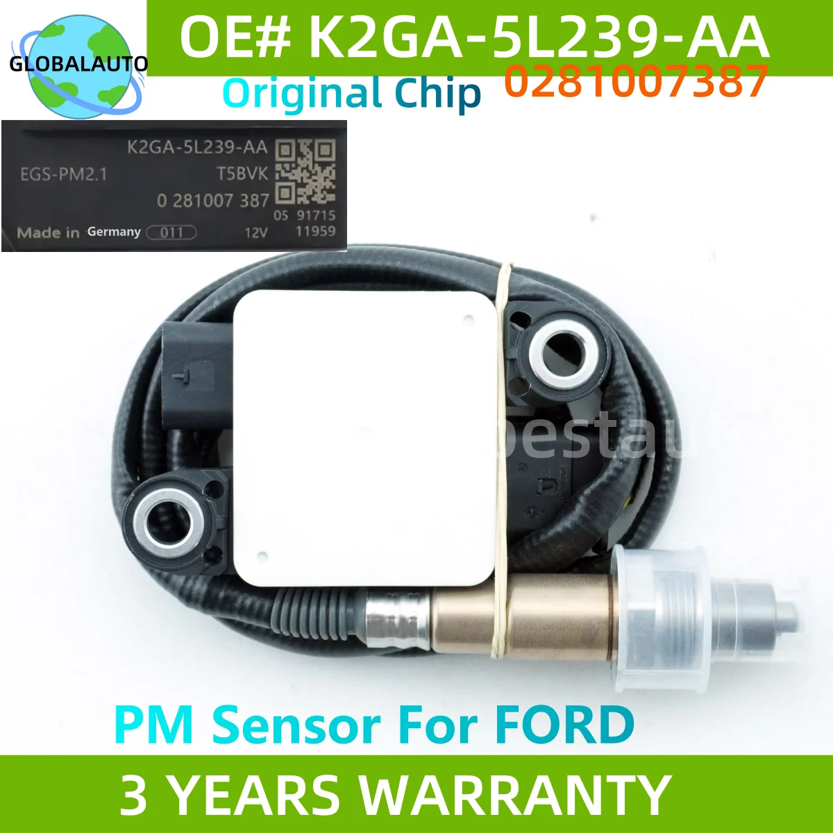 K2GA-5L239-AA K2GA5L239AA New Particulate Matter Sensor PM Sensor for FORD MONDEO MK5 2019 GALAXY MK4 2.0 MK2