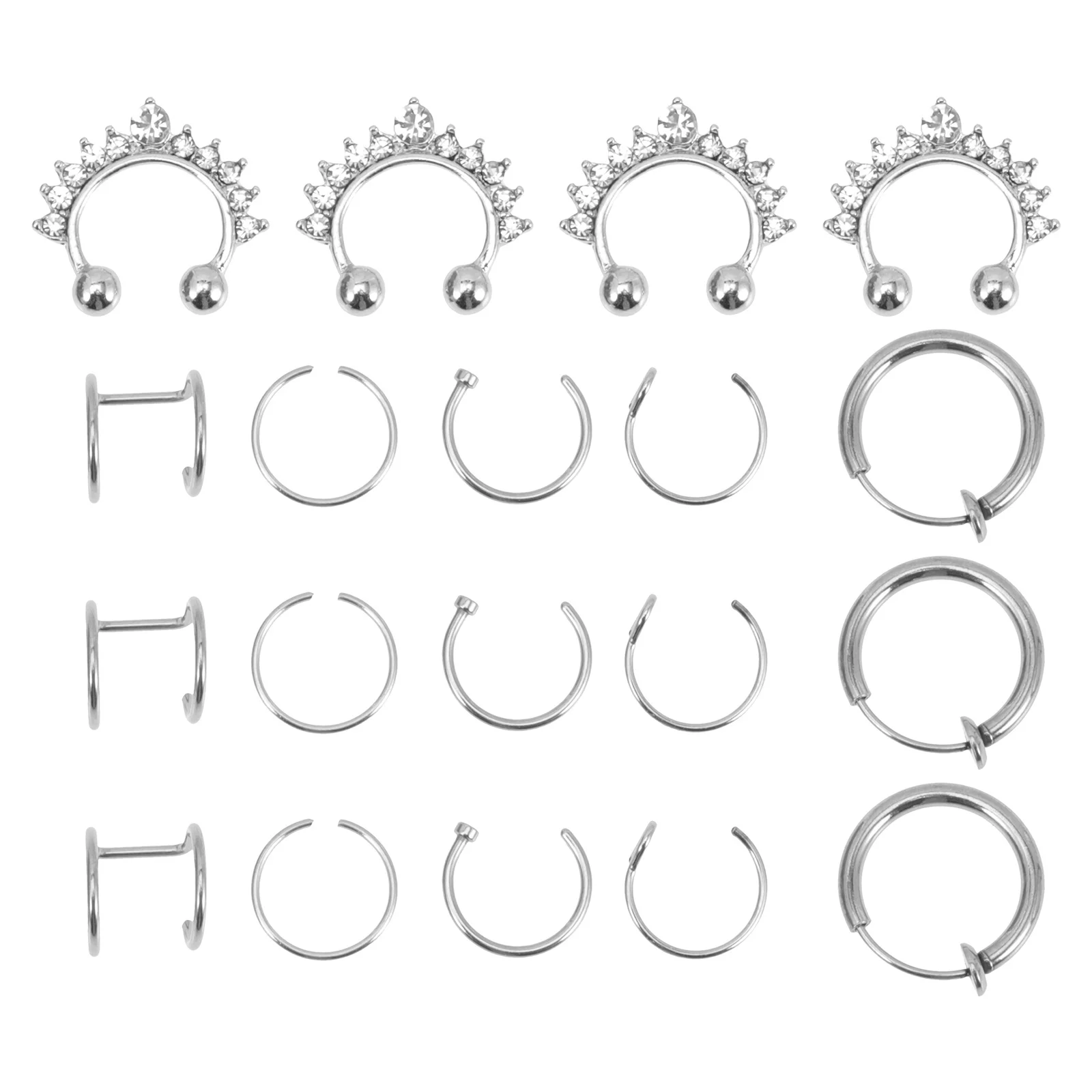 

Nose Rings for Women Fake Nose Rings No Piercing Nose Ring Nose Cuff Nose Jewelry