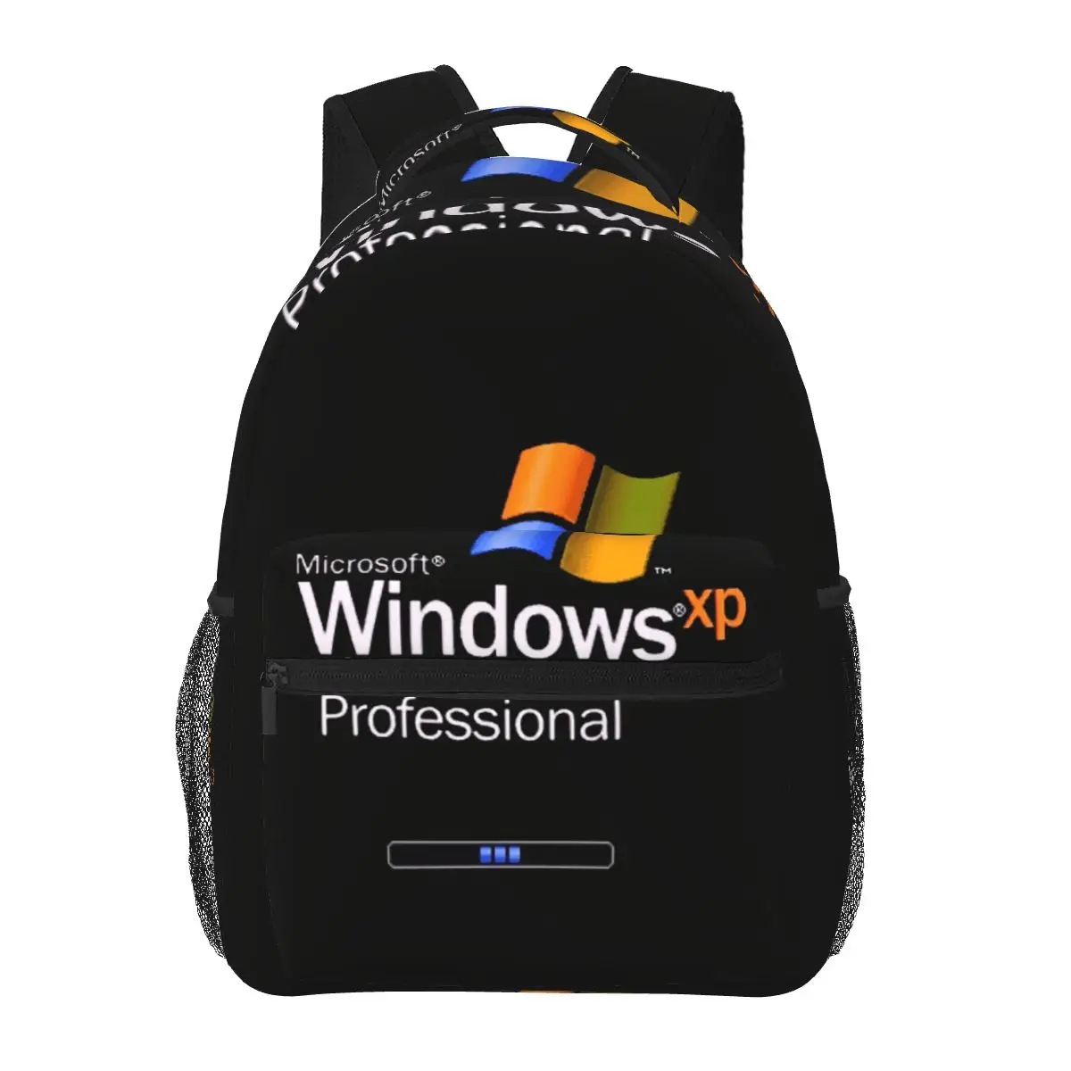 Windows 95 Geeks Nerd Mesh Backpacks Boys Girls Bookbag Children School Bags Cartoon Laptop Rucksack Shoulder Bag Large Capacity