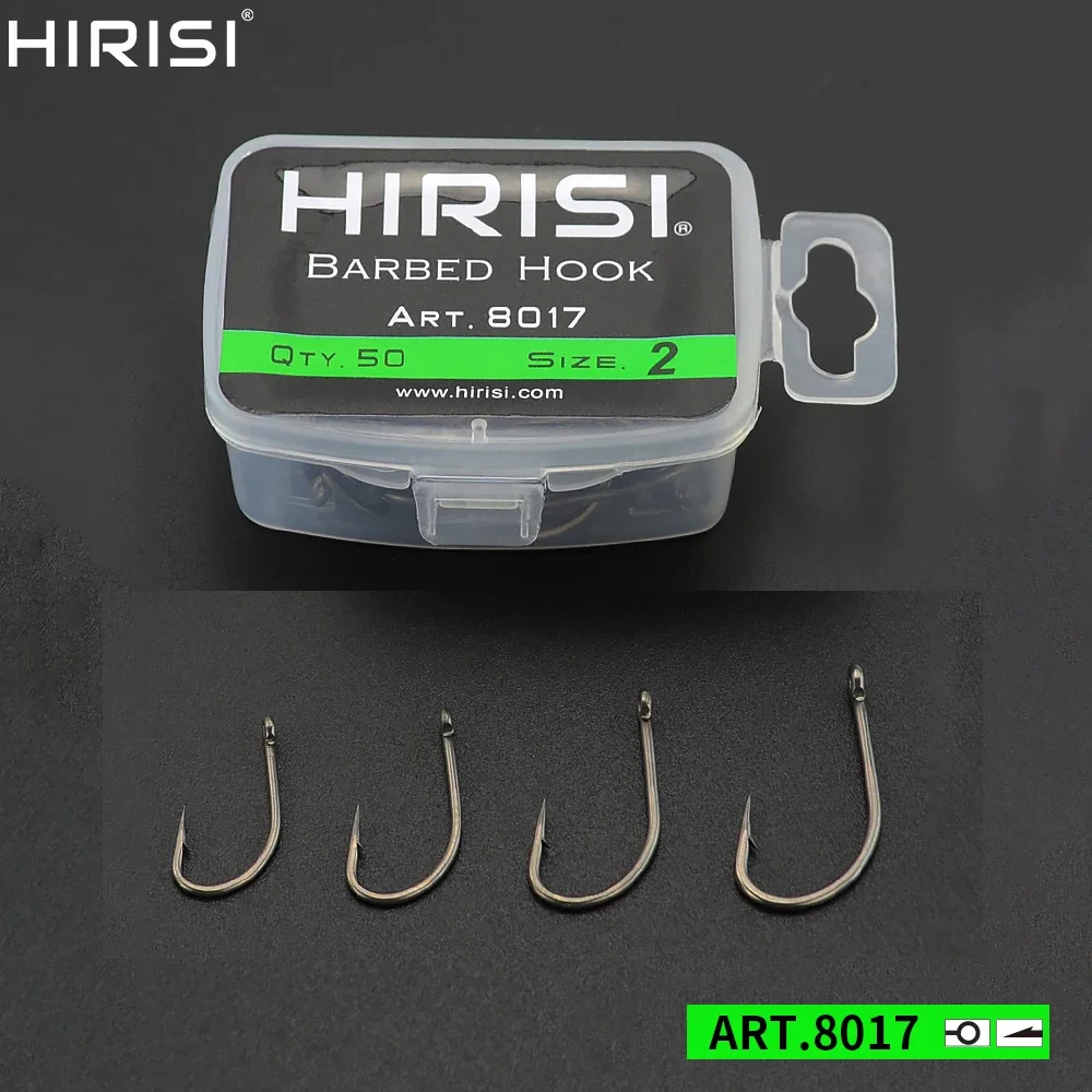 

100pcs Carp Fishing Coating High Carbon Stainless Steel Barbed Hooks 8017 Fishing Hooks Accessories