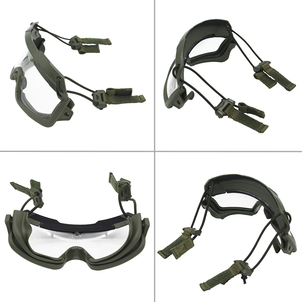 Gafas Tácticas VULPO Protección Outdoor Montañismo Compatible Casco - imagen 5