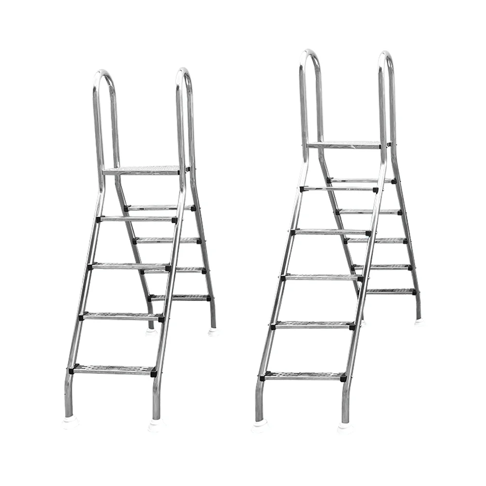 2026 Escalera De Piscina سلم أمان لحمام السباحة مزدوج الجانب #2
