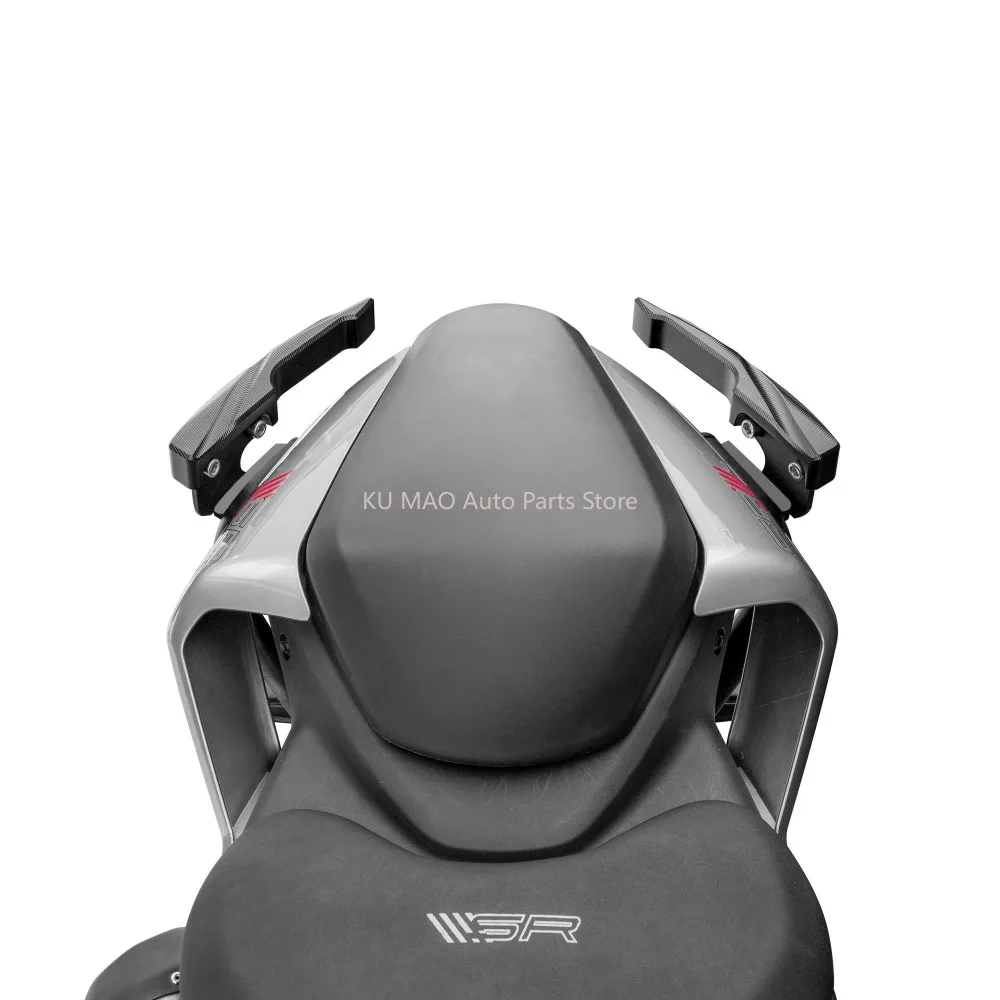 

For CFMOTO 450SR, 450NK modified aluminum alloy tail steel armrest rear tail frame fixed wing short tail. Rear armrest