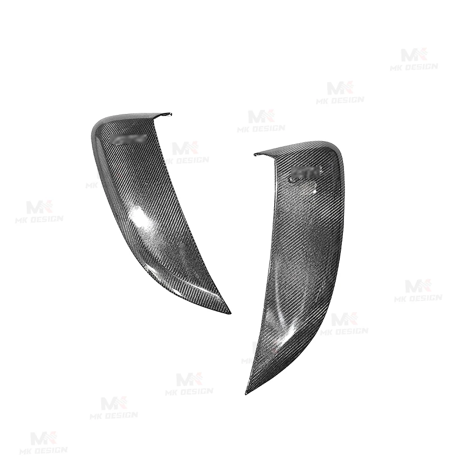 مجارف جانبية من ألياف الكربون قنوات تنفيس الهواء لبورشه 718 981 كايمان بوكستر 2013-2017 حاجز جانبي يغل فتحات الهواء أغطية الكسوة #5