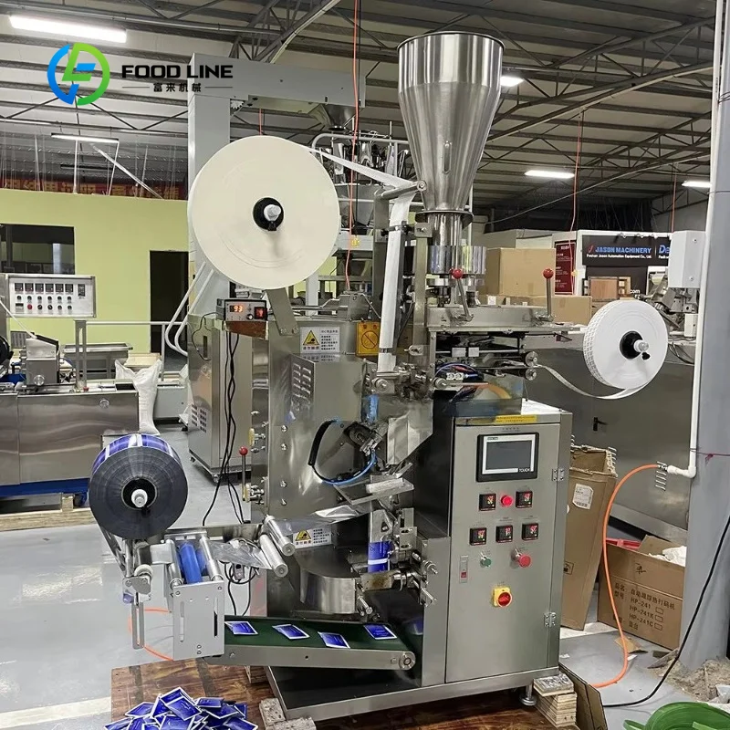 Customized Non-woven Fabric Film Packing Machine for Tea Bag Package Four-sided Sealing  Automatic Granule Packaging Machine