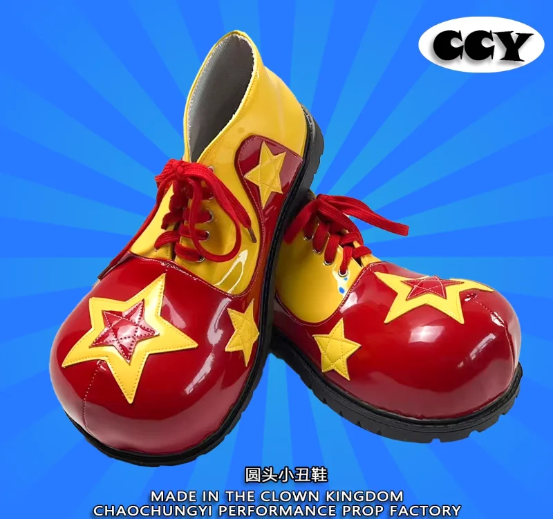 

Carnival Party Costume Props Clown Shoes Performance Funny Design Big Toe Shoes