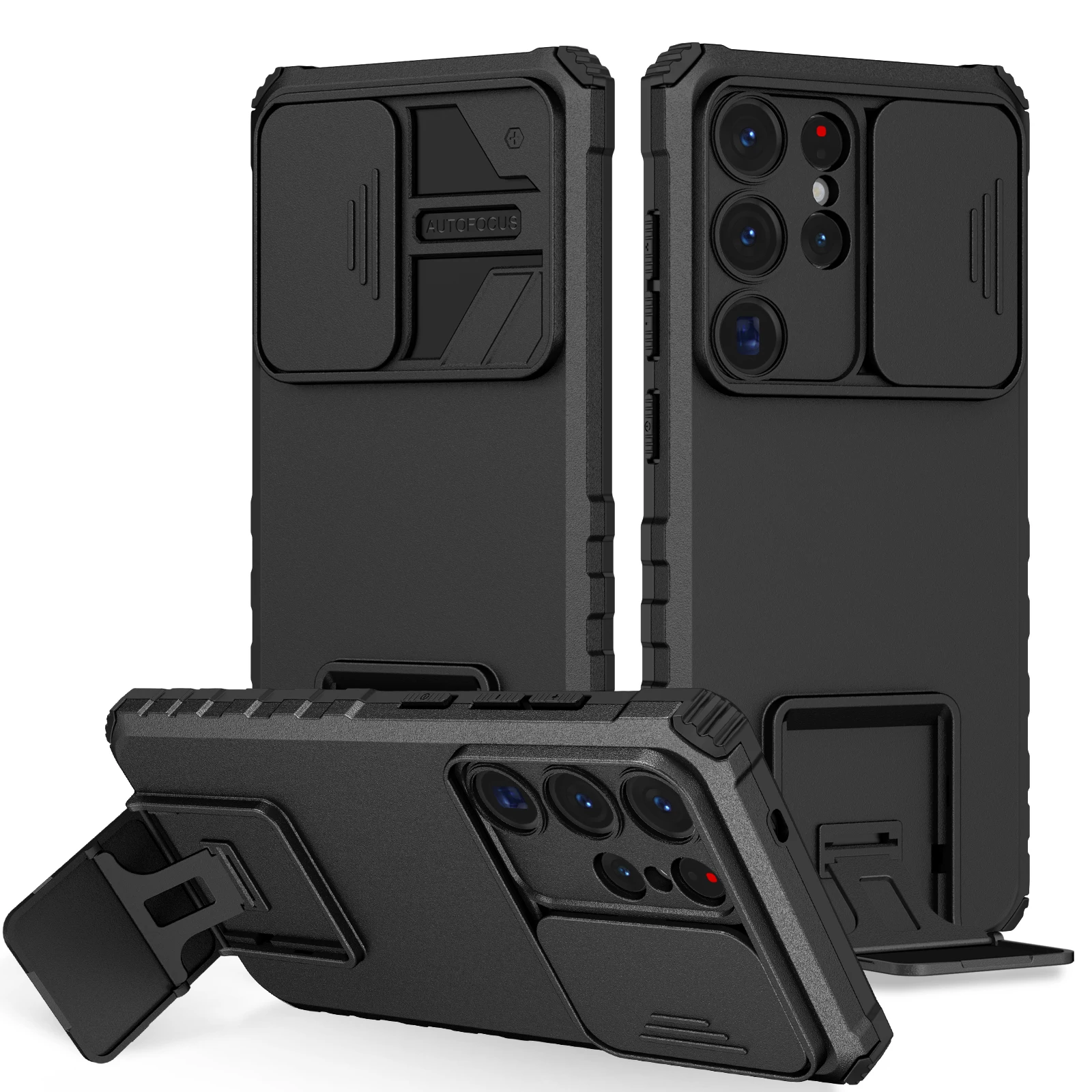 Für Samsung S25 Ultra FE A17 A56 5G A36 A16 A55 A35 A15 A54 A14 Stand Telefon Fall für Samsung Galaxy S25 Ultra S22 S23 Plus S24