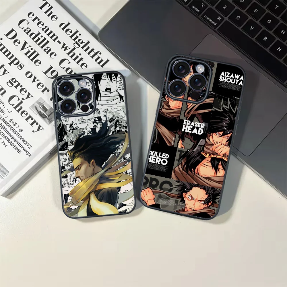 My Hero MHA Aizawa Shouta Phone Case For iPhone 16 15 14 13 12 11 PRO MAX PLUS Mini TPU Soft to Skin-friendly case