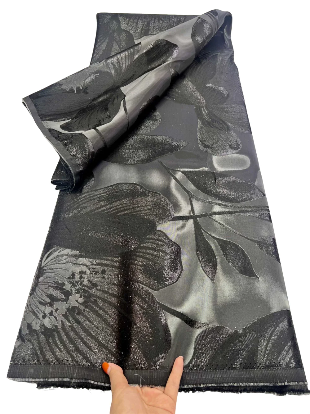 

2026 Luxury Multicolored Gilded Lace Fabric High Quality African Brocade Jacquard Lace Nigerian Lace Fabric For Wedding Dresses