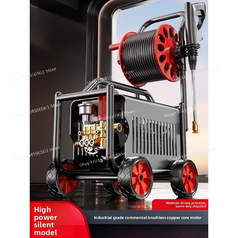 

Портативный водяной пистолет высокого давления - 220 В, новая мощная мойка для домашнего автомобиля и чистки пола