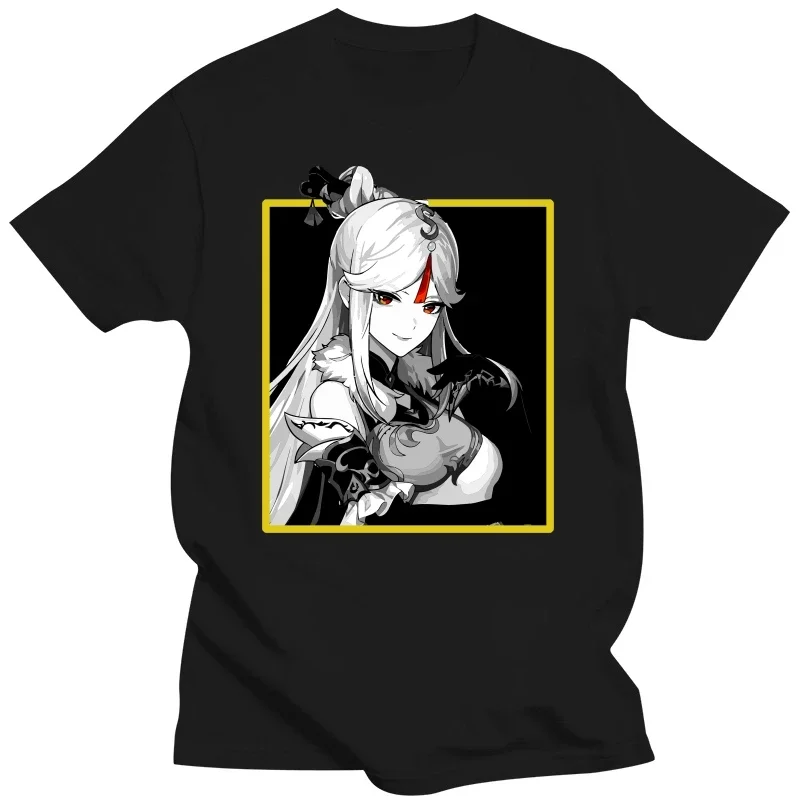 

Genshin Impact T-shirt Women's Clothes Ningguang Graphic Short Sleeve Tee Shirt Hot Game Harajuku O-neck Streetwear Clothing Top