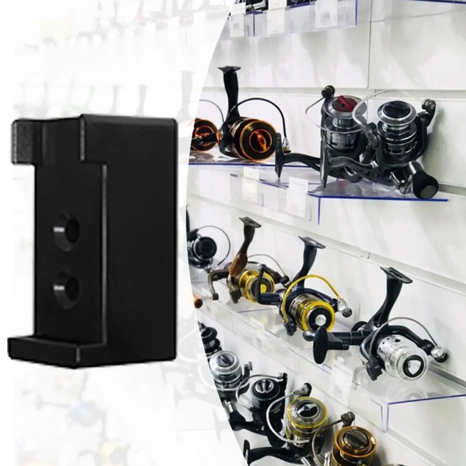 Fishing Reel Display Shelf Fishing Reel Organizer Tackle Storage Hanger For Boat Kayak Truck Fishing Tool Accessories