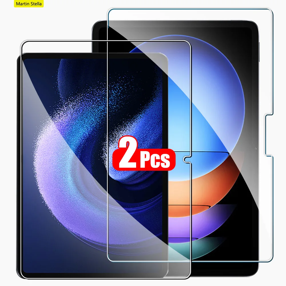 2Pcs Tempered Glass Screen Protector For Xiaomi Pad 5 6 Pro 11 Inch 6s Pro 12.4 For Redmi Pad se 10.6 Inch 9H Film