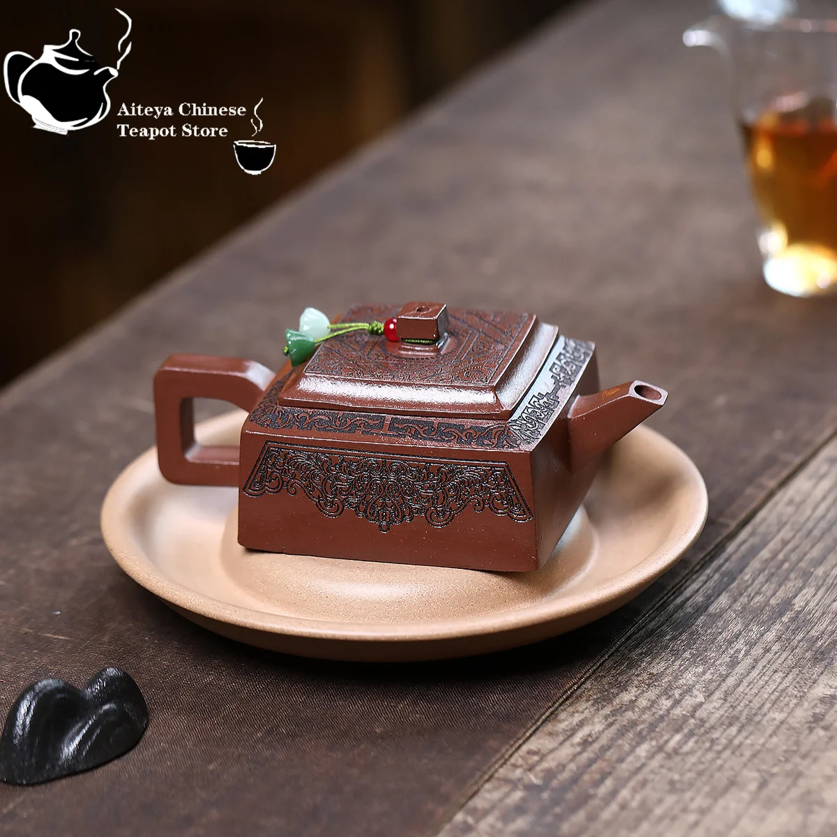 Yixing Purple clay teapot, original ore, purple slope mud, Fangshan Yishi Chinese teapot, Kung Fu tea set, health pot