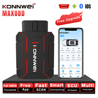 KONNWEI Car Full-System OBD Diagnostic Tool Bluetooth Connectivity MAXOBD Battery Testing Vehicle Monitoring Car OBD2 Scan Tool