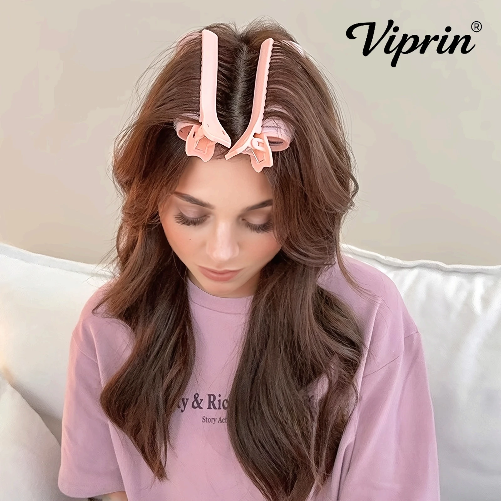 

Viprin hair root fluffy clip non-thermal curling device, specially designed to raise the top of the skull without heating and increase the sense of hair volume. It is suitable for quick styling before going out, office breaks or travel