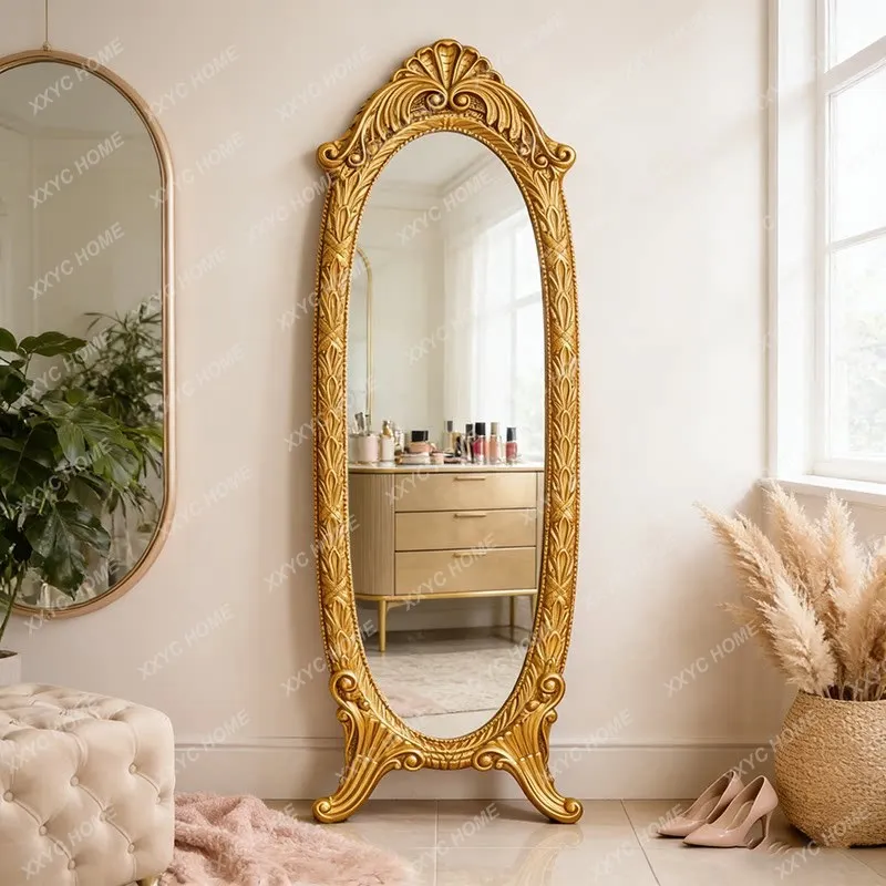 

Q retro floor mirror home full-length mirror bedroom dressing mirror style