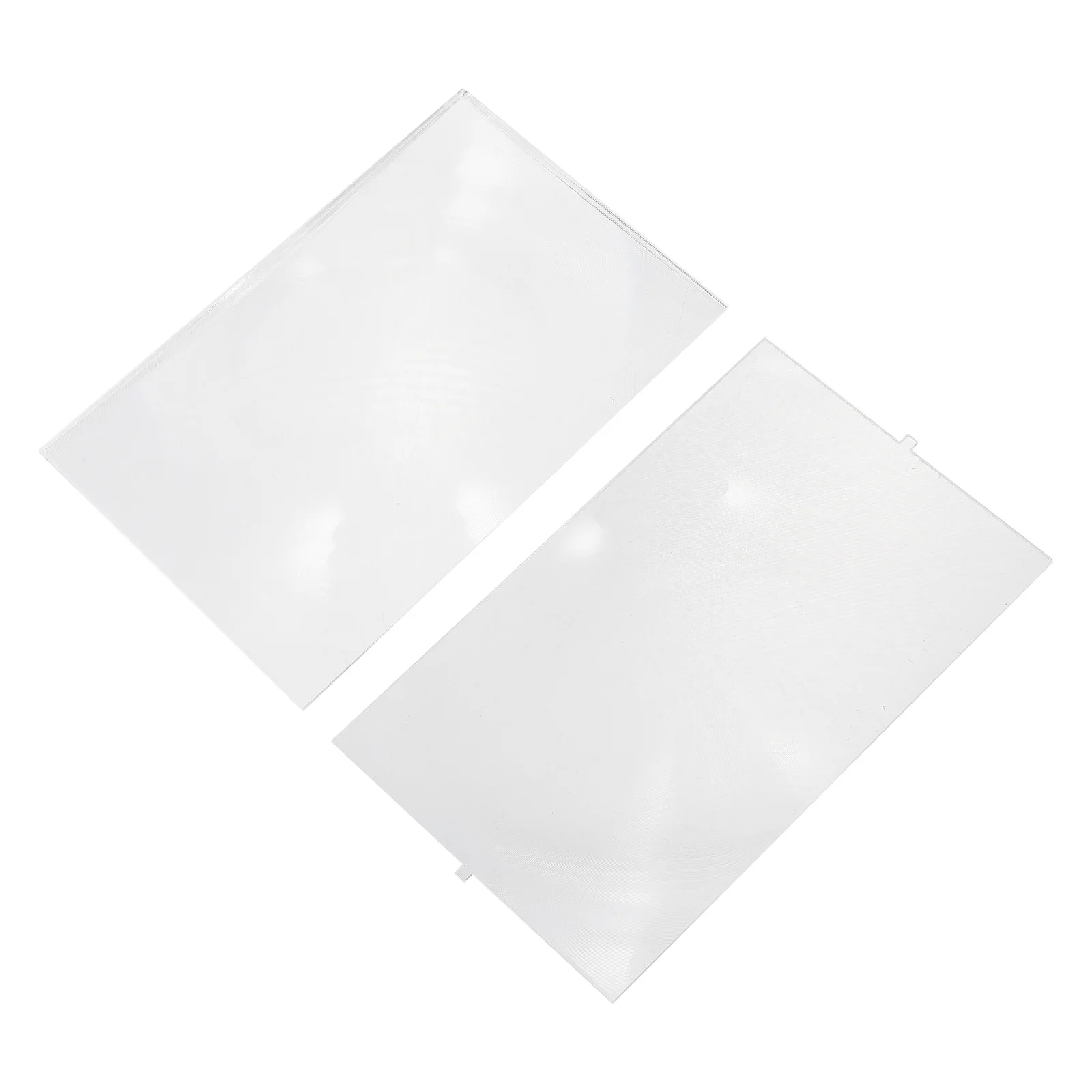 

2Pcs Lens Clear High Transmission High Definition Projector Optical Experiment Acrylic Pmma Lens for Projector