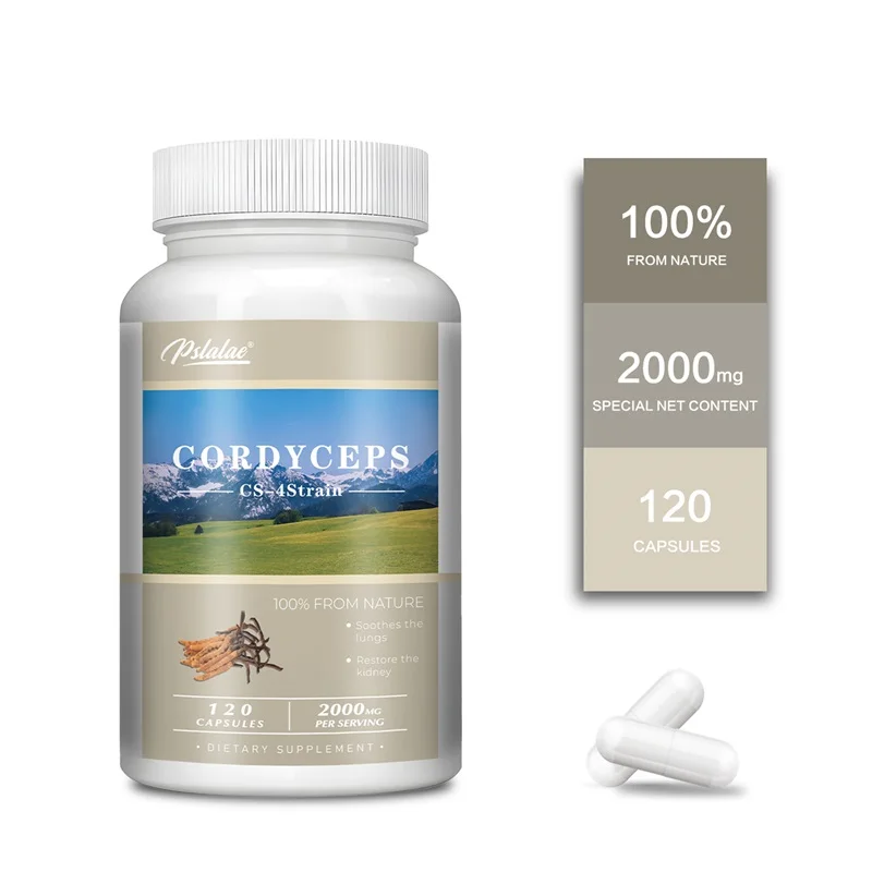 Cordyceps Capsules - Promotes Overall Health, Enhances Immune Function, and Boosts Energy, Focus, and Stamina