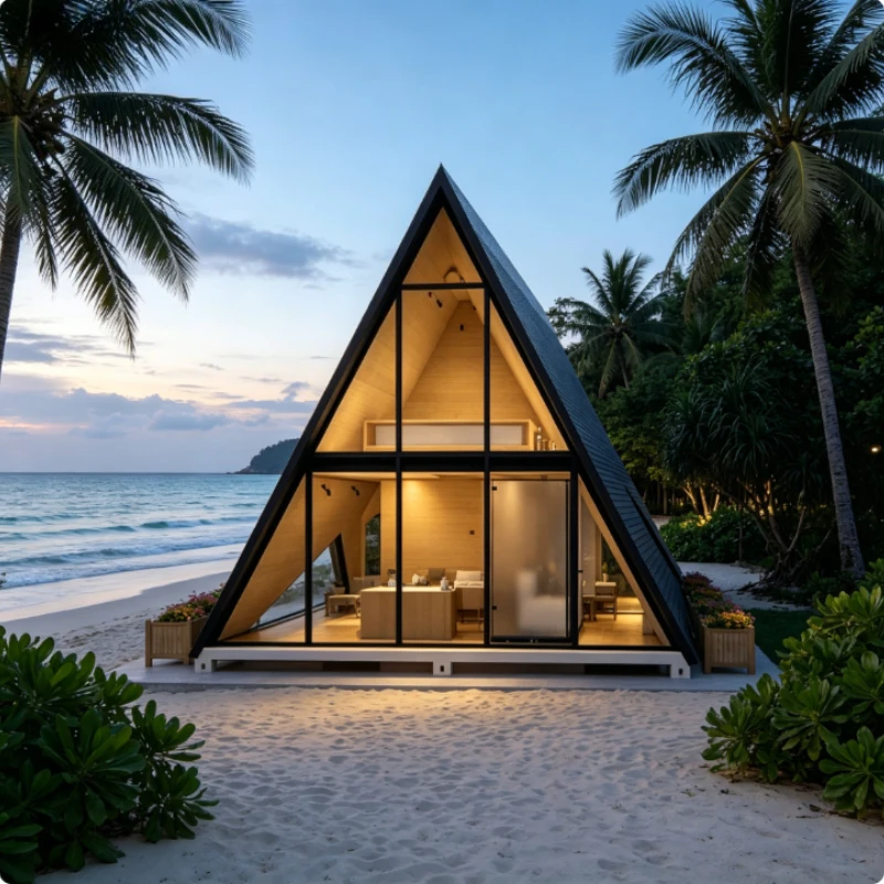 Sustainable Living House - Kit de Casa Prefabricada en Forma