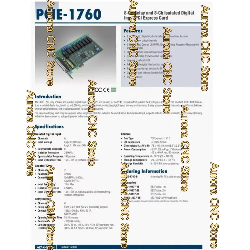 New motion control card PCIe-1760 for fast shipping