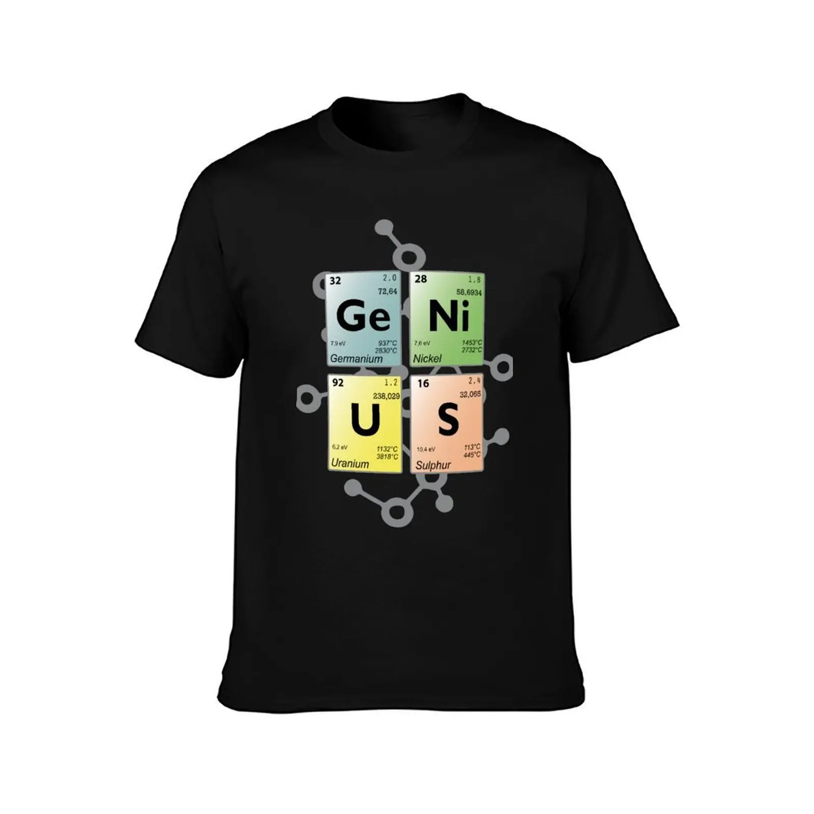 Periodic table GENIUS T-Shirt Sport Basic Moisture Wicking Tee T-Shirt