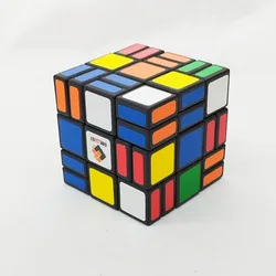 Nuovo CubeTwist 3x3x5 barricata cubo magico adesivi neri Speed Puzzle Twisty rompicapo