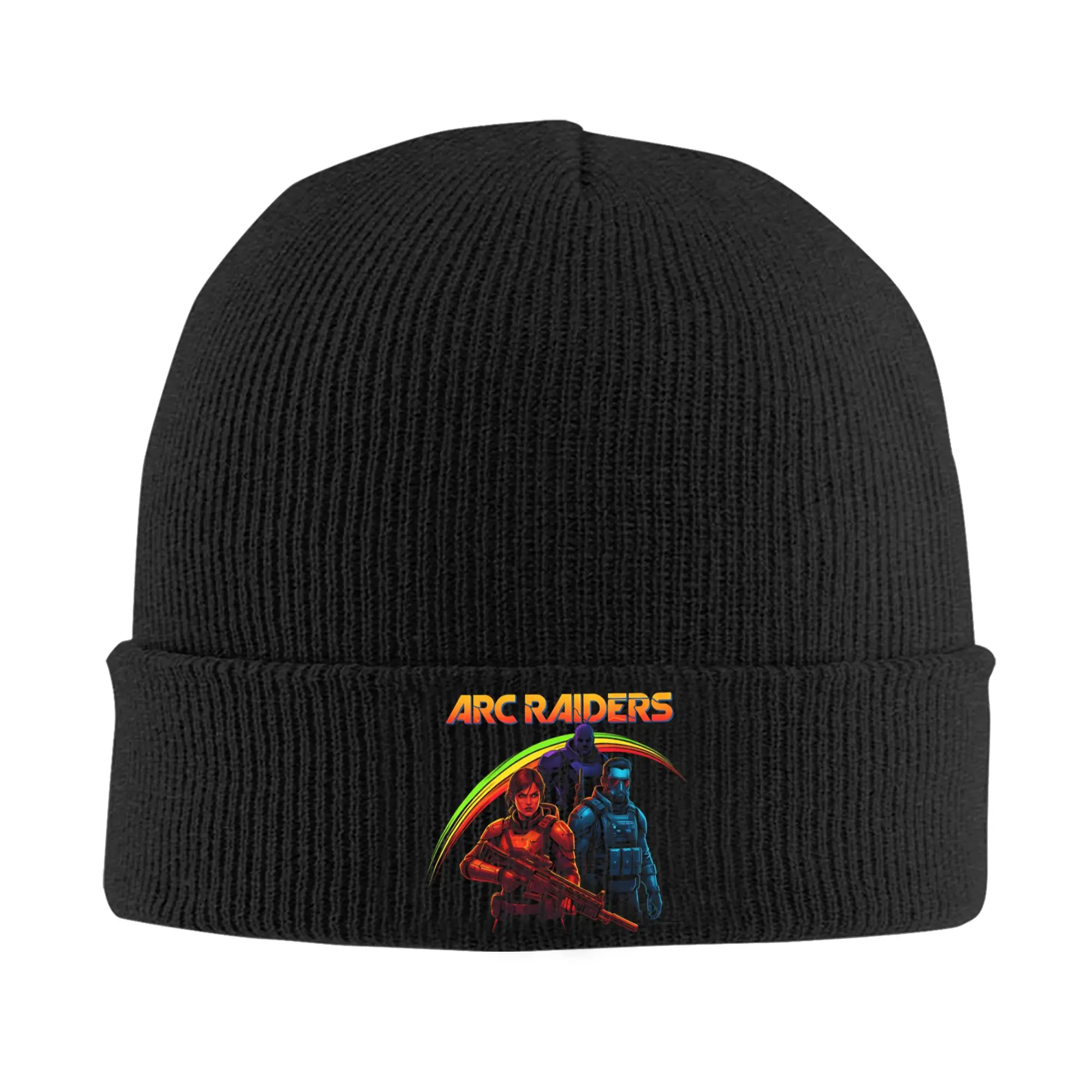 Men Women Arc Raiders Game Beanie Hats  Street Knit Hat Autumn Winter Outdoor Sport Caps Design Elastic Bonnet Hats
