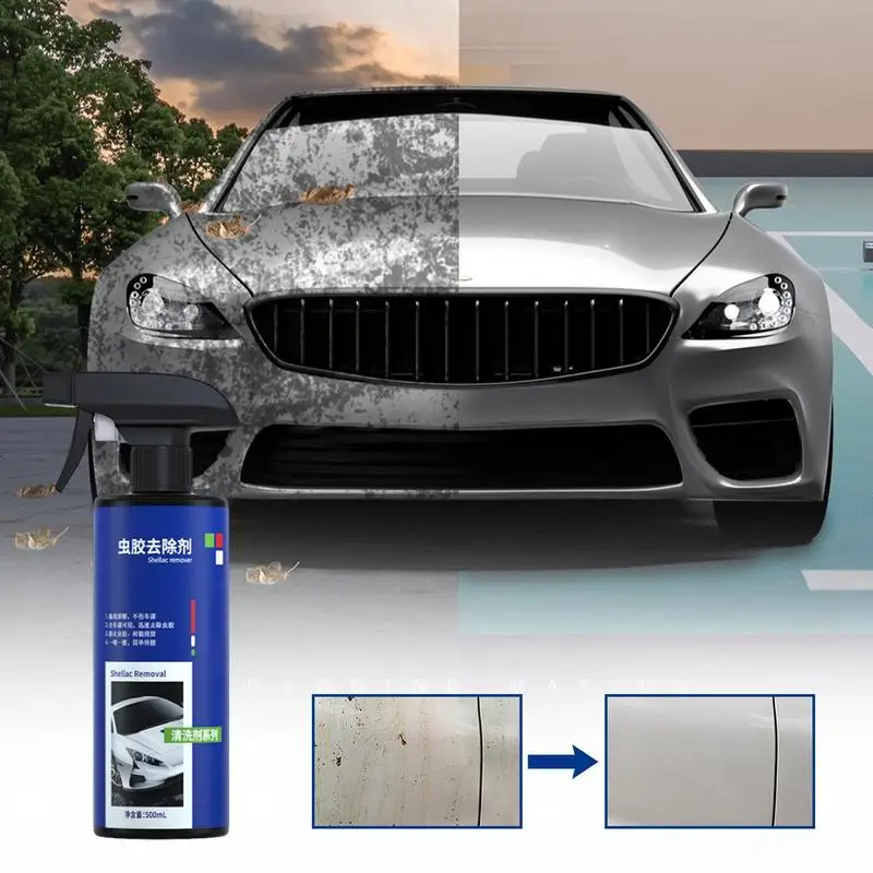 

Bird Stain Remover Car 500ml Automotive Paint Cleaner Multipurpose Safe Automotive Tar And Adhesive Cleaner For Paint Glass Trim