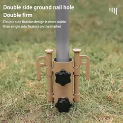 1Pc Outdoor Tent Support Rod Fixing Tube Canopy Tarp Camp Pole Fixer - Camping Gear Accessories Essential Tent Parts
