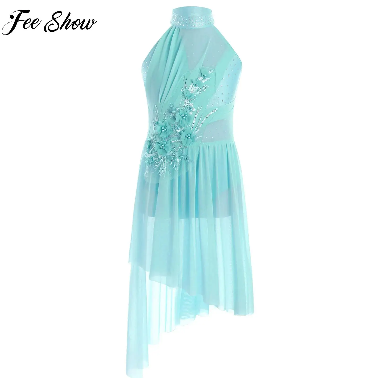 vestido-de-bale-sem-mangas-para-meninas-malha-irregular-tule-traje-de-danca-moderna-lirica-vestido-collant-contemporaneo-roupa-de-danca