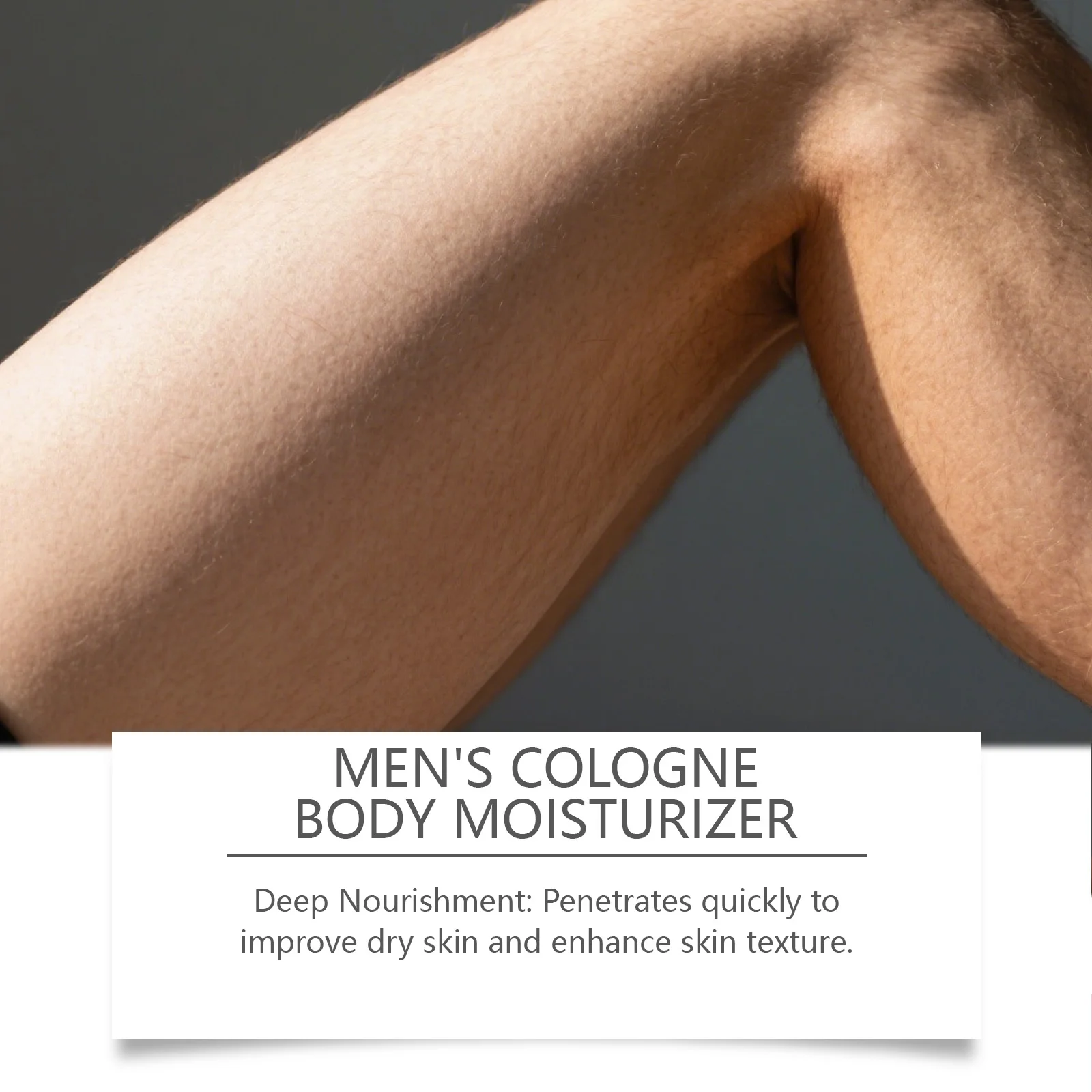 Men's Aromatic Body Lotion for Dry Skin Moisturizing Non-Greasy Long-Lasting Scent Refreshing Hydrating Body Cream