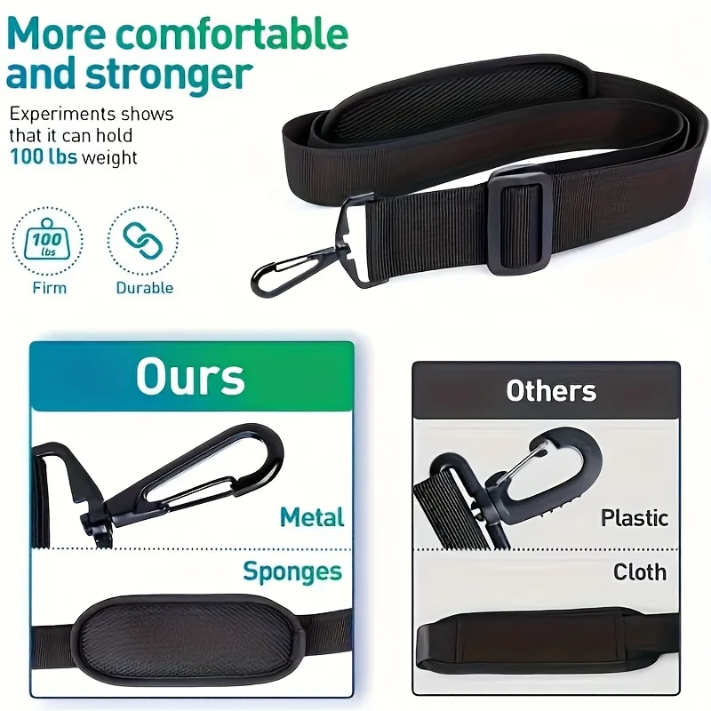 Durable Adjustable Lawn Mower And Pruner Straps - Comfortable Fit, No Power Required, Ideal for Efficient Gardening