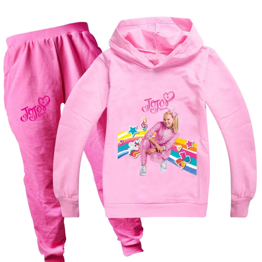 

Boys Girls Clothing Set Tracksuits for JOJO Siwa Hoodies+Cotton Pants toddler Kids Teen hoodie Costume Unisex toddler clothes