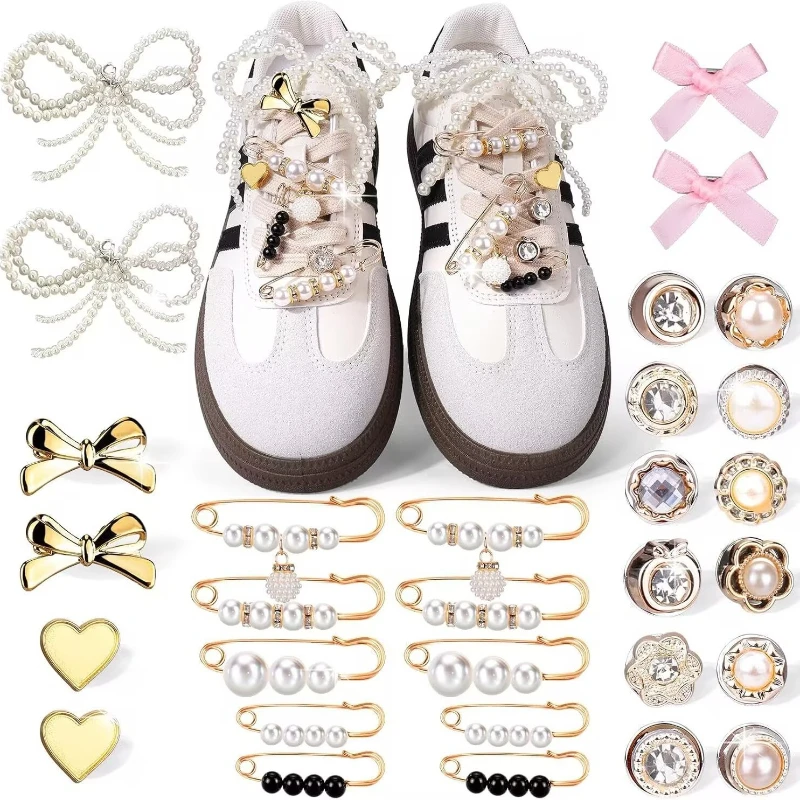 

New Fashion Pair of Shoe and Boot Decorations INS Heart Shoe Buckle Versatile Shoes Pendant Niche Shoelace Buckle Shoe Ornament