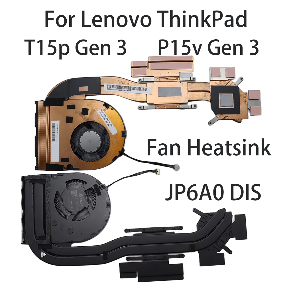 

Кулер для ноутбука Lenovo ThinkPad P15v Gen 3 T15p, кулер для охлаждения процессора, FRU:5H41B77313 5H41B77309 JP6A0 DIS, оригинал