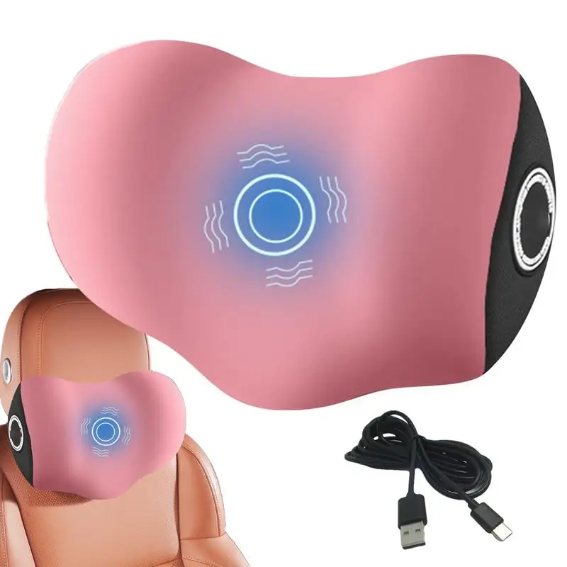 

Electric Neck Massager Car Neck Cervical Pillows Headrest Pillow For Cars SUVs Trucks Neck Massager Car Sleeping Pillow For